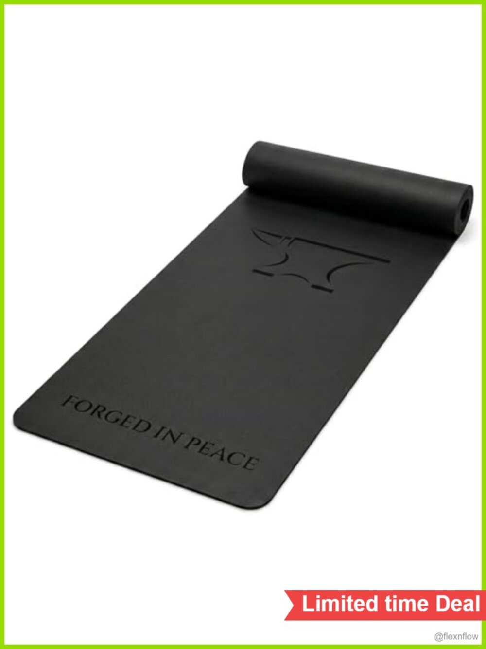 Men's Non-Slip Yoga Mat Extra Grip Cushion Polyurethane Rubber Fitness